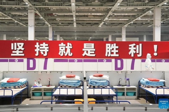 Official: COVID-19 patients usually spend a week in makeshift hospitals