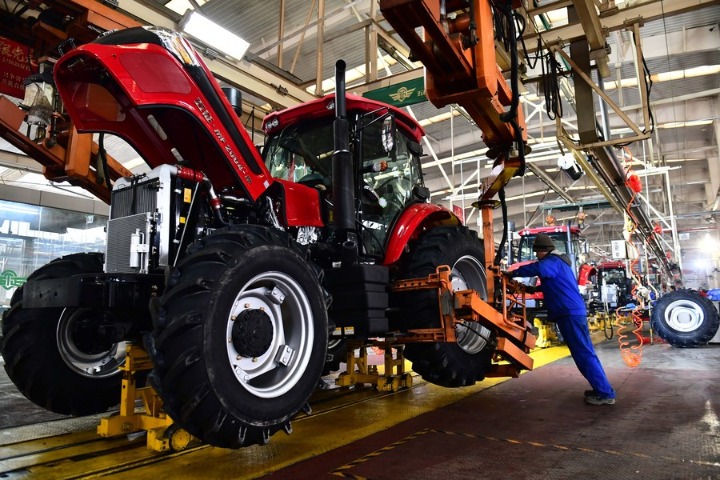 China's industrial profits up 5% in first two months