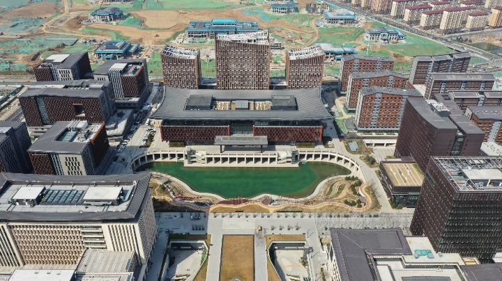 Mega infrastructure construction projects underway in Xiongan New Area