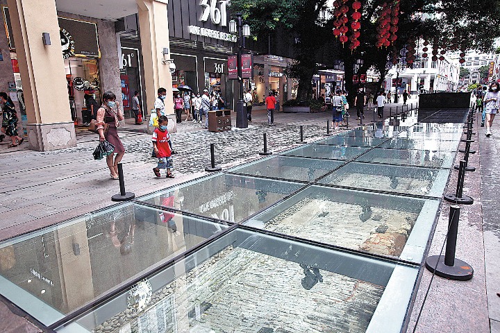 Beijing Road shopping area blends past and present in Guangzhou