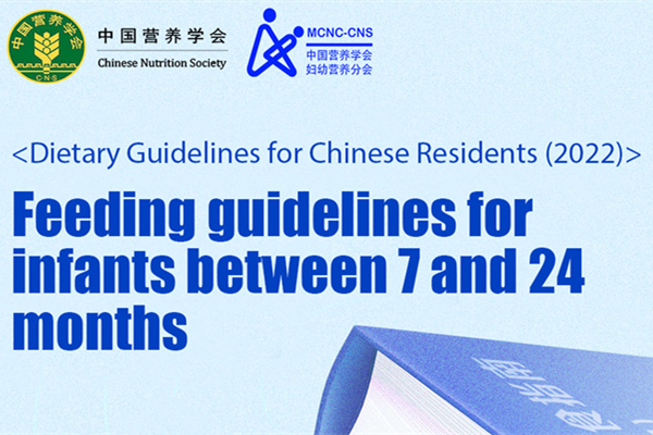 Feeding guidelines for infants between 7 and 24 months