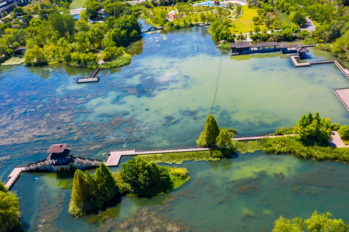 National wetland park in Hunan showcases picturesque scenery
