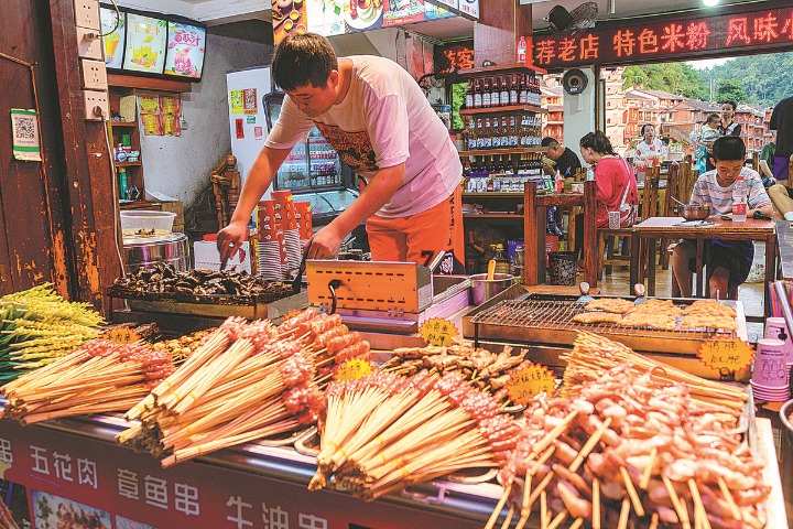 Chinese barbecue skewers the F&B market