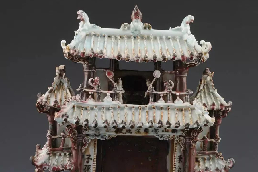 Pavilion-shaped ceramic granary reveals superb Yuan Dynasty craft