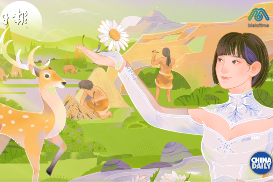 Our digital employee makes her debut and digs up paintings 9,000 years old