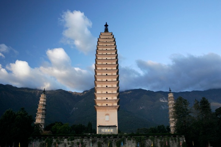 The Qianxun Pagoda, an example of 9th-century pagodas in China