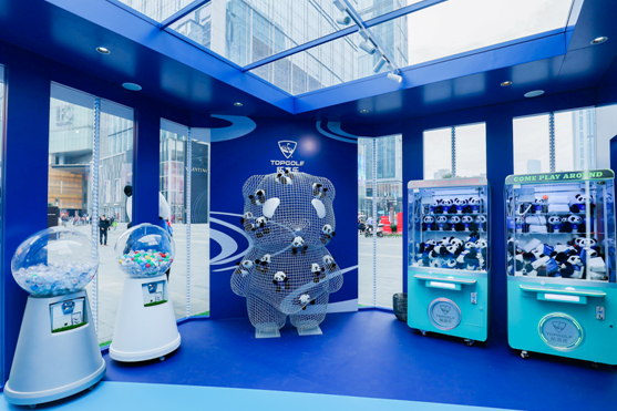 Topgolf's first pop-up store opens in Chengdu