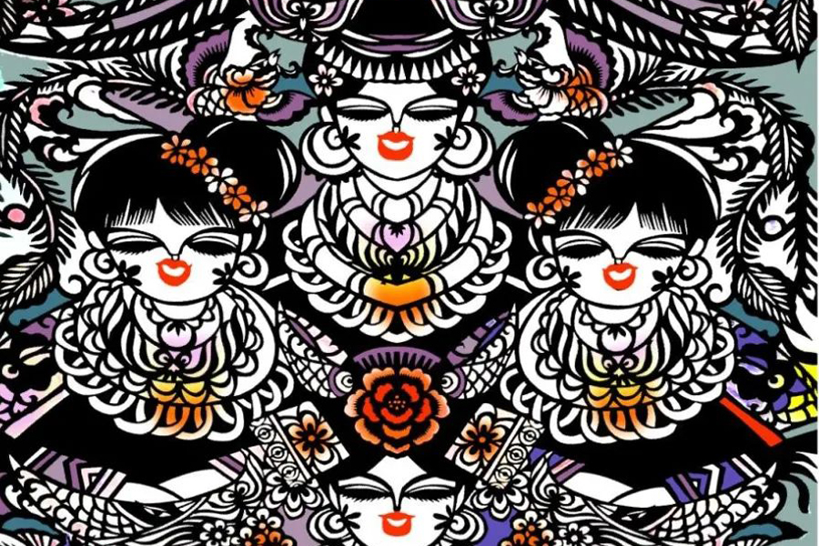 Artworks showing city scenery and culture on display in Guizhou