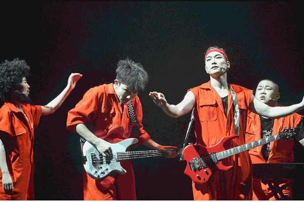 Rock music adds to comedy