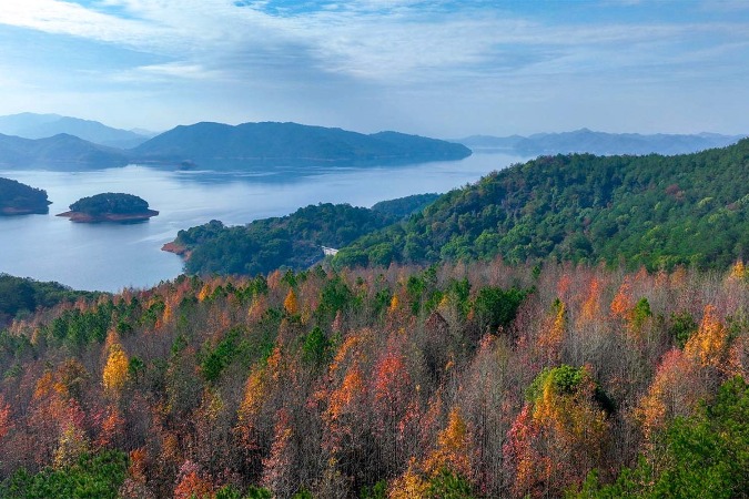 Wintry scenery of Xianshan Island in Zhejiang province a sight to behold