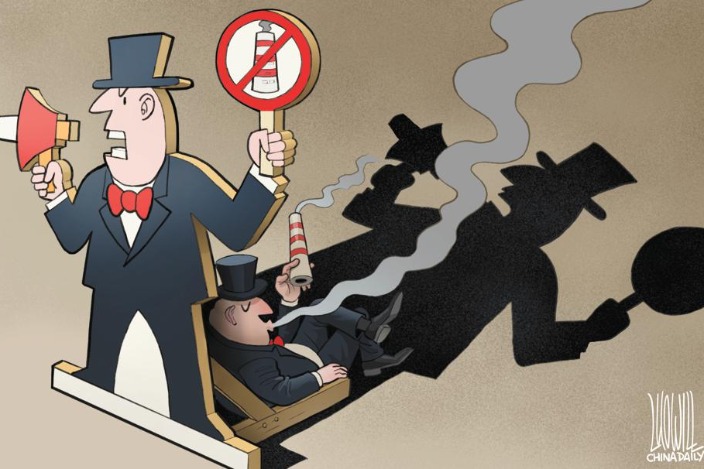 Words speak louder than actions