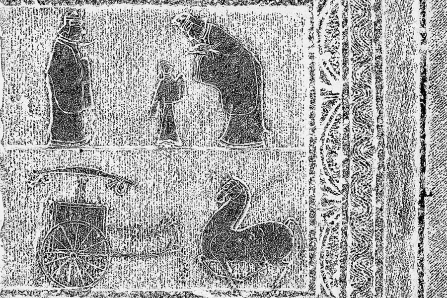 Han Dynasty stone relief records two sages’ meeting
