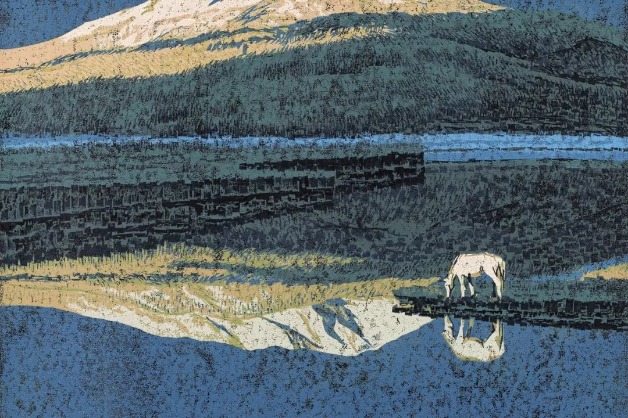 Shanghai artist’s prints exhibited in Xinjiang