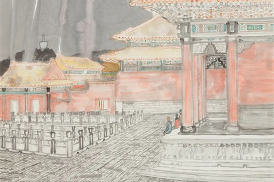 Ink artist shares his views in semi-abstract landscapes