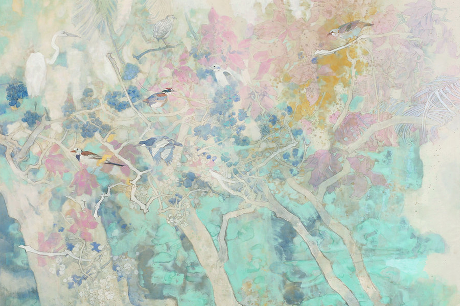 Painter's exploration examines cultural roots connecting East and West