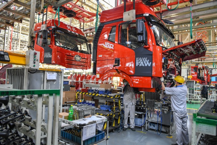 Profits of China's SOEs continue to grow