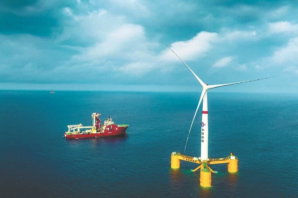 China connects deep-sea wind power to Hainan oil field grid