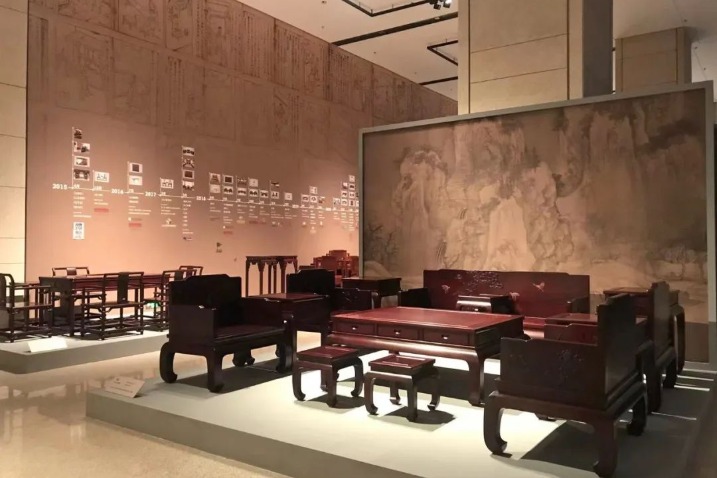 Classic furniture by contemporary artist on display in Beijing