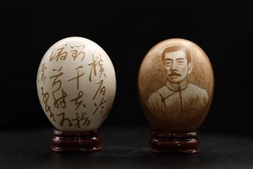 A fragile art: Egg carving