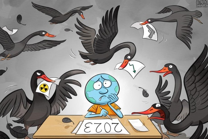 Black swans swirling the globe