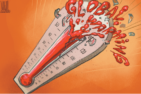 The planet saw its hottest day on record