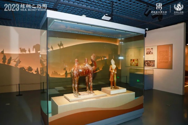 Dunhuang culture exhibition lifts curtain on Silk Road Week