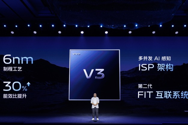 Vivo unveiled 6nm imaging chip V3