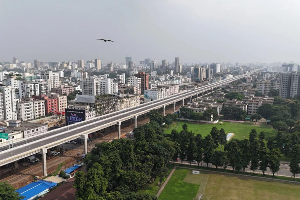 China-bulit elevated expressway opens to traffic in Bangladesh