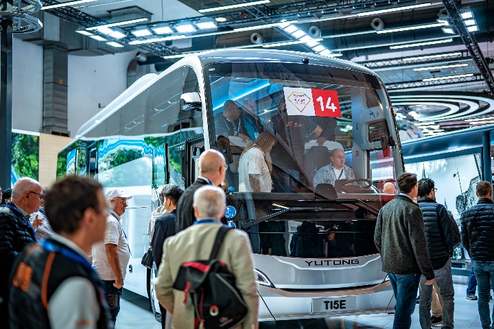 Yutong dazzles judges to take home prizes from Busworld Europe 2023