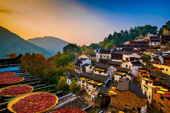 Breathtaking scenery of Huangling village