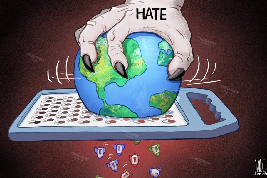 Hatred is destroying the world