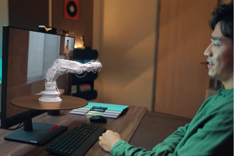 Lenovo unveils latest glasses-free 3D monitor