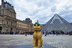 Colored glaze helps to shine light in France on Chinese fortress