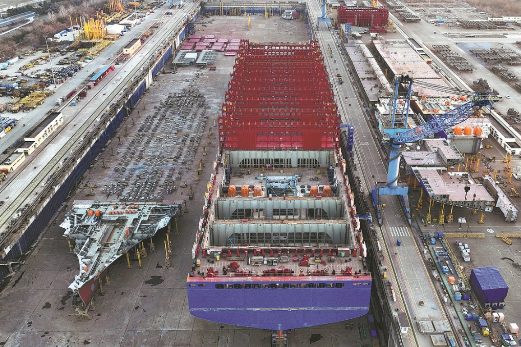 Nation to uphold dominant position in shipbuilding market
