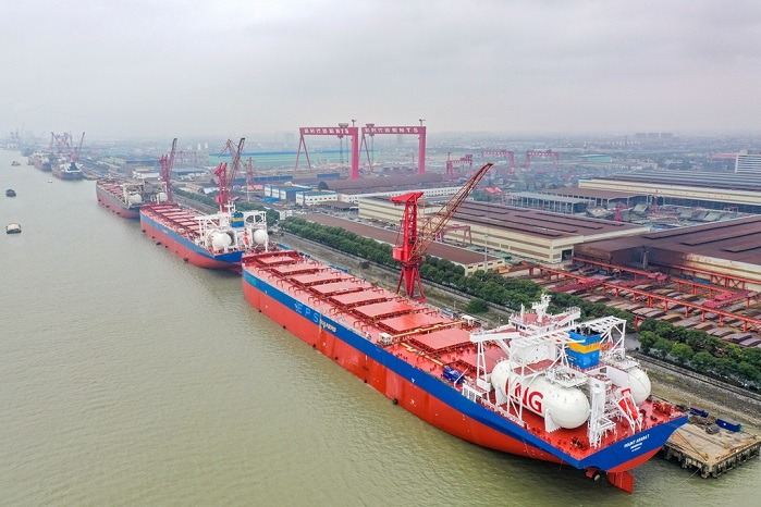 Jingjiang shipbuilder leads global market with record orders