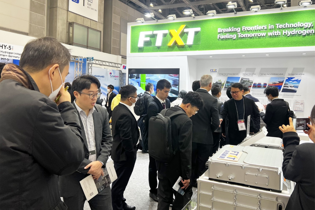 FTXT showcases products at fuel cell expo in Japan