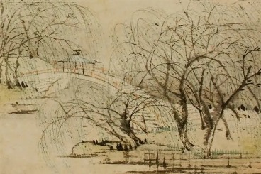 18th-century artist’s painting captures enchanting spring scenery