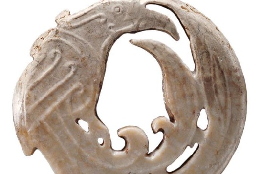 Jade phoenix pendant from 5-6 millennia ago