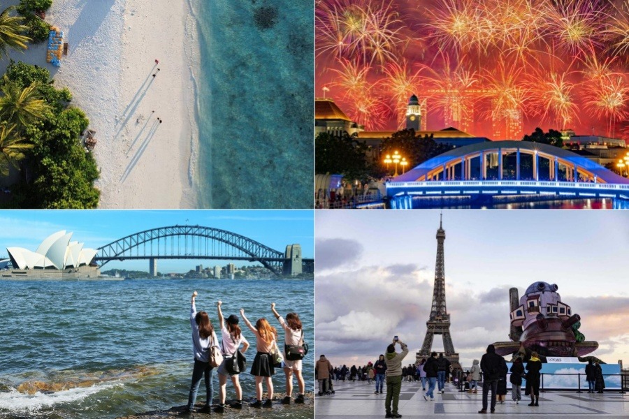 Top 10 intl travel destinations for Chinese rich