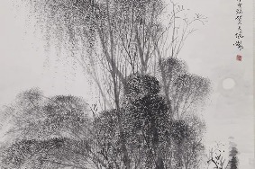 Explore moon imagery in ancient paintings on display in Jilin