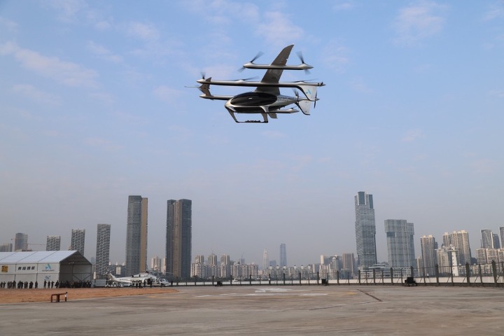 Shenzhen aims higher with milestone in intercity air taxi flight