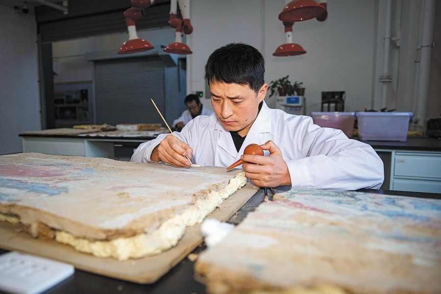 Young people work to preserve precious past