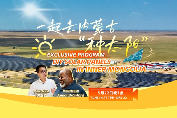 Watch: DIY solar panels in Inner Mongolia's desertified terrain