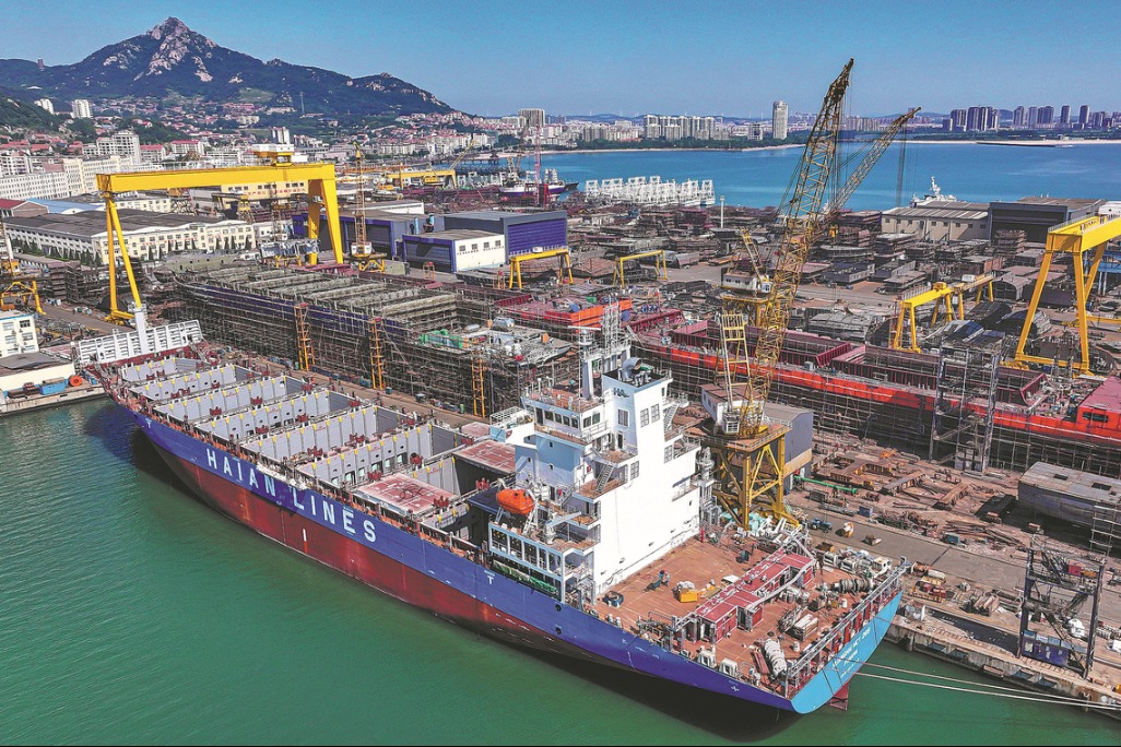 Surge in ship orders ups China's foreign trade