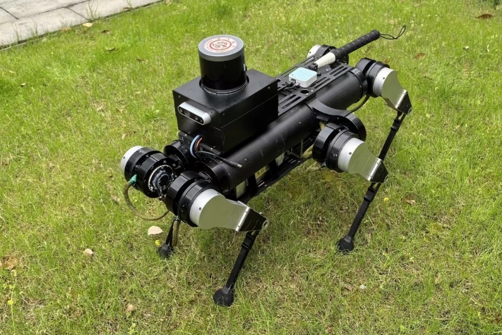 Chinese university develops six-legged guide robot for blind people