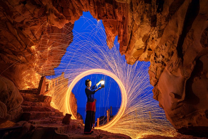 Goose Tail Marine-abrasion Geological Park in Putian