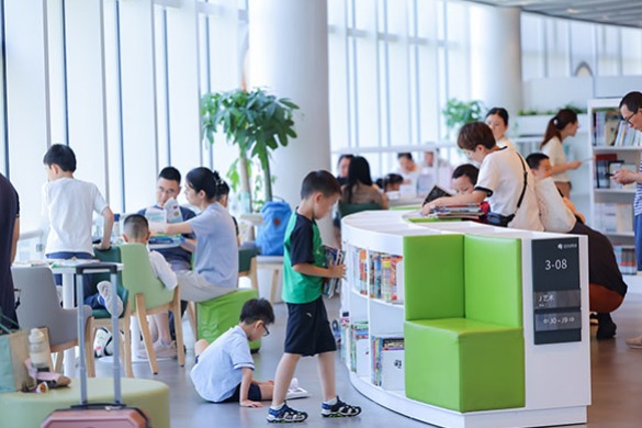 Shanghai Children's Library sees readership rise with expansion