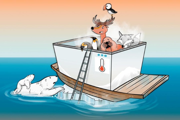 Struggle for survival in a warming world