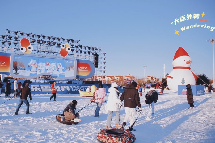 Wandering in Dalian | Dalian Jinshitan Snow World