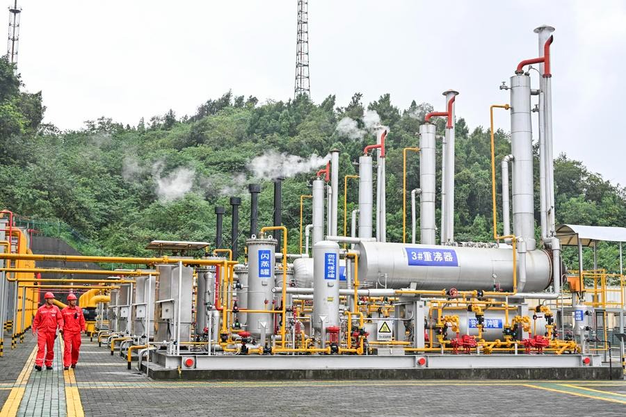 China's major shale gas field puts into operation 15 new wells